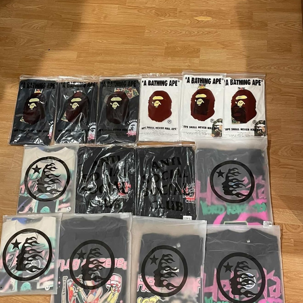 Bape Short Sleeve Tees -lots of different styles hmu for bulk order is cheaper